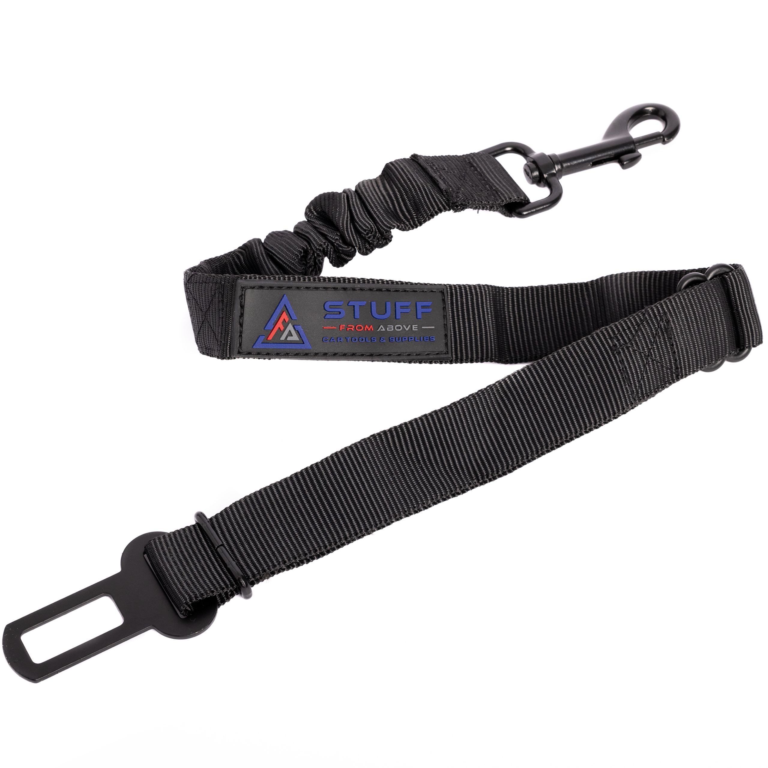 stuff from above Autohundegeschirr Hunde-Sicherheitsgurt für Auto längenverstellbar 50-80cm, Hundegurt mit Rückdämpfung - Universal Hunde-Autogurt