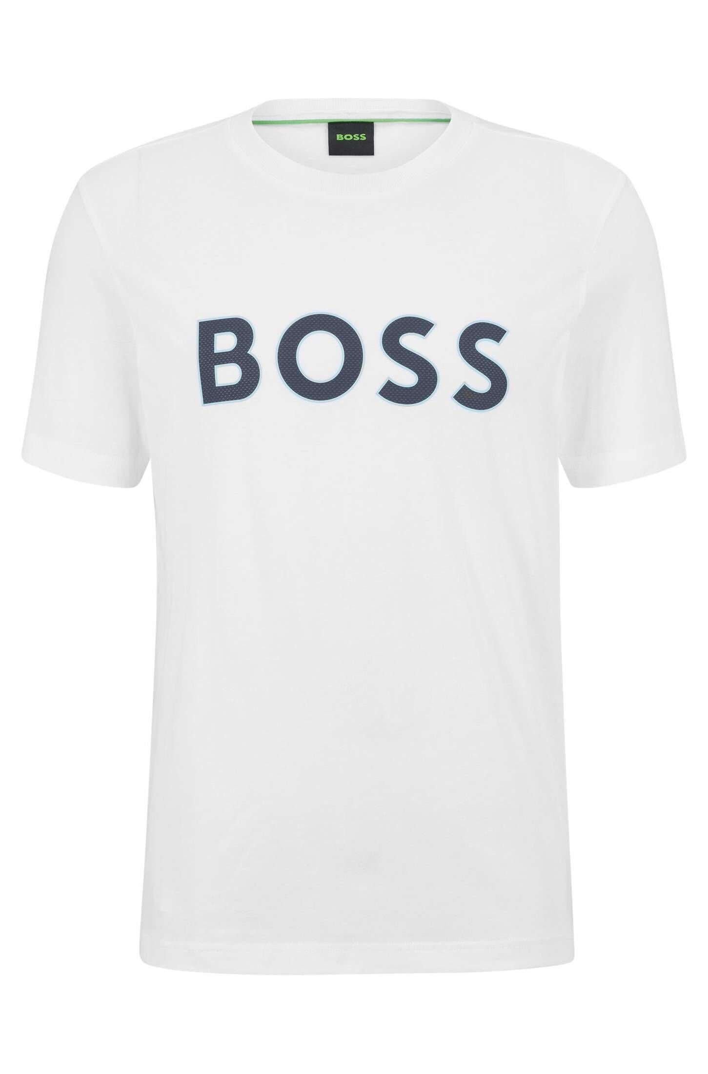 BOSS T-Shirt Herren weiss (1-tlg) T-Shirt (10)