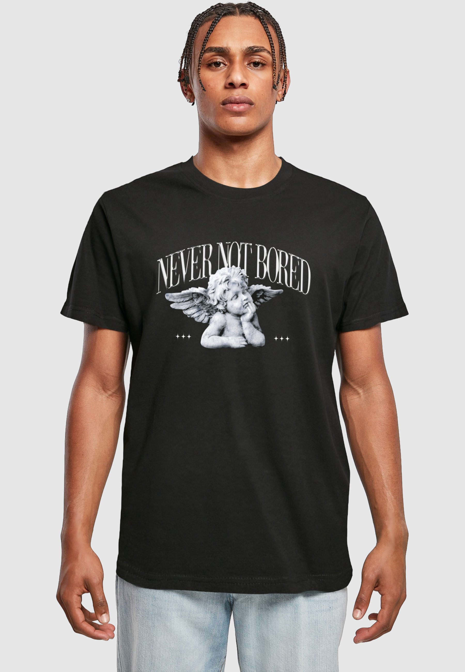 MisterTee T-Shirt MisterTee Herren Never Not Bored Tee (1-tlg)
