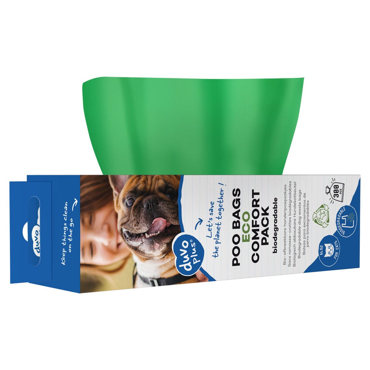Hundekotbeutel Hundekotbeutel Eco biologisch Abbaubar Comfort Pack grün