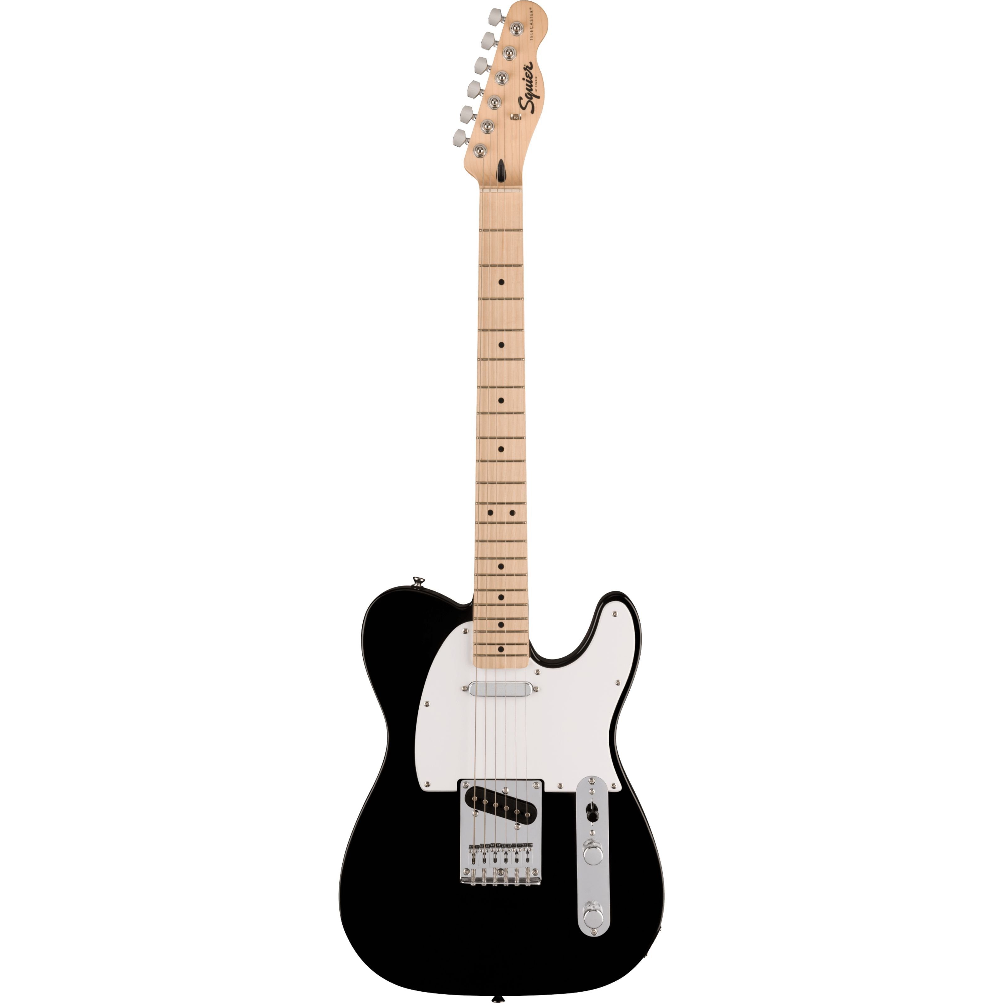 Squier E-Gitarre, E-Gitarren, T-Modelle, Sonic Telecaster MN Black - E-Gitarre