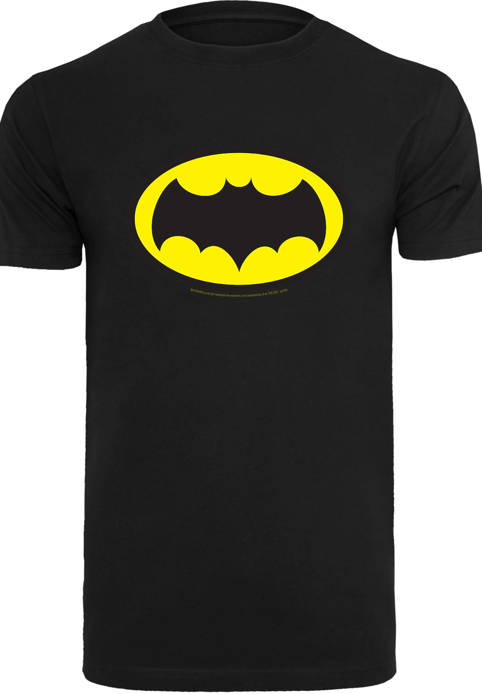 F4NT4STIC Kurzarmshirt Herren Batman TV Series Logo -BLK with T-Shirt Round Neck (1-tlg) black