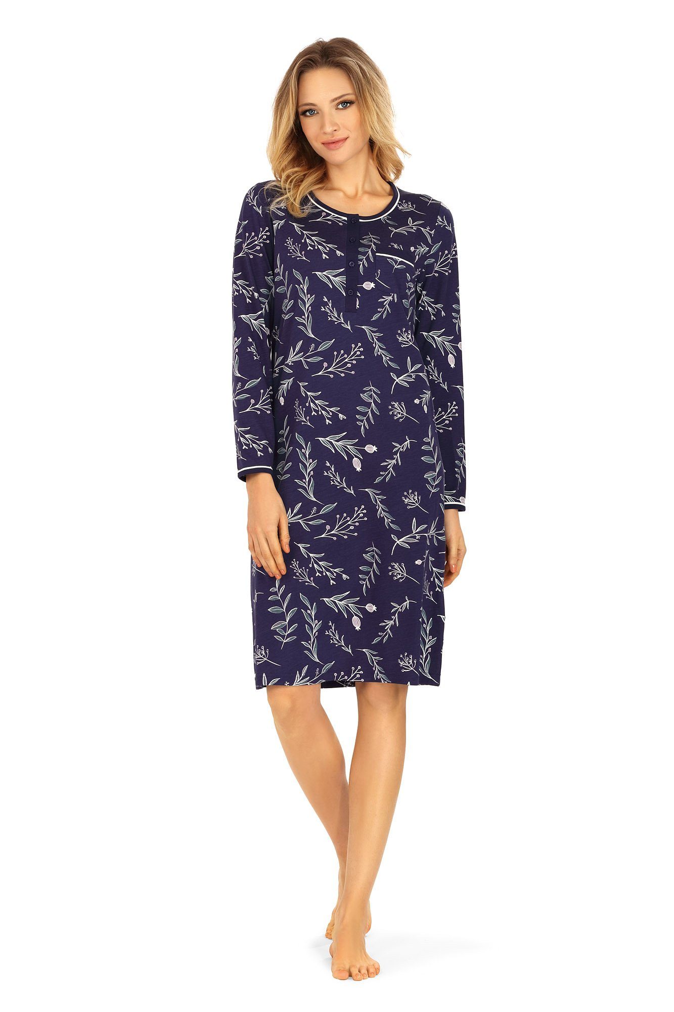 Ascafa Nachthemd (Set, 1-tlg., 1-teilig) Damen Sleepshirt ca.105cm Nachthem günstig online kaufen