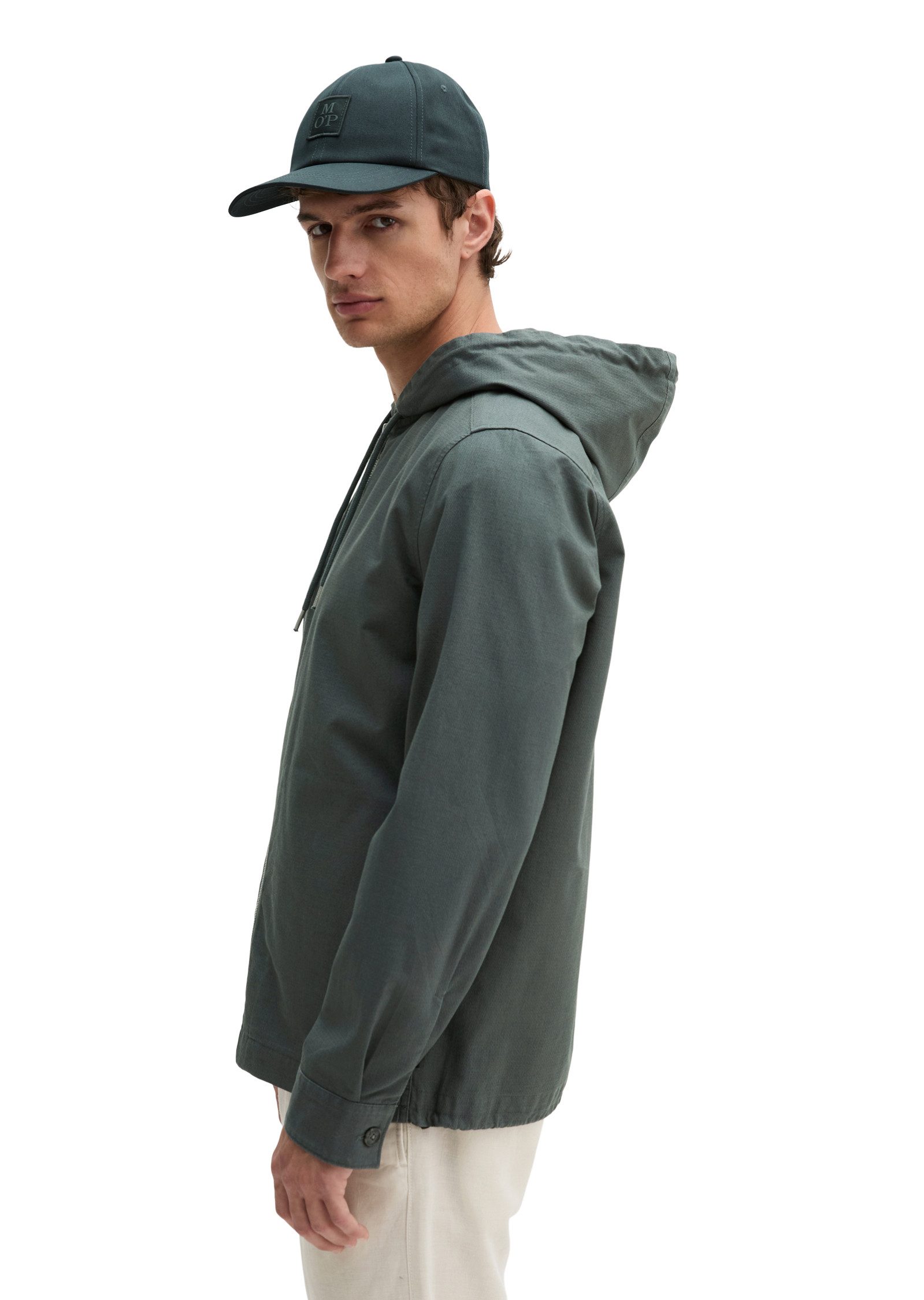 Marc O'Polo Kurzjacke aus robustem Bio-Baumwoll-Dobby – Bild 2 von 5