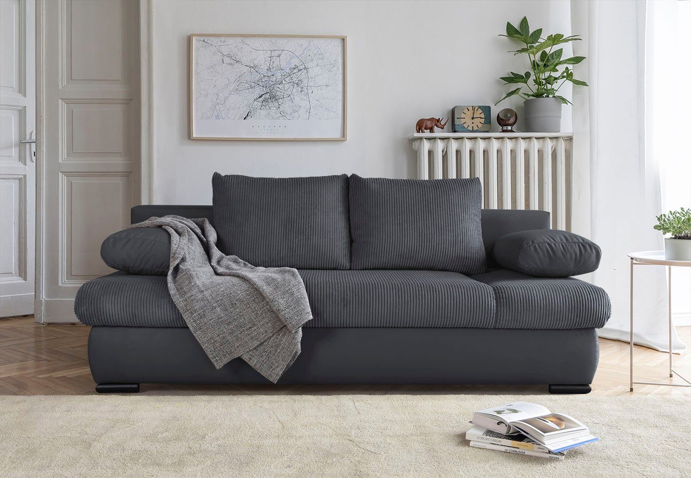 COLLECTION AB Schlafsofa "Chicago mit Bettfunktion, Schlafcouch", inklusive günstig online kaufen