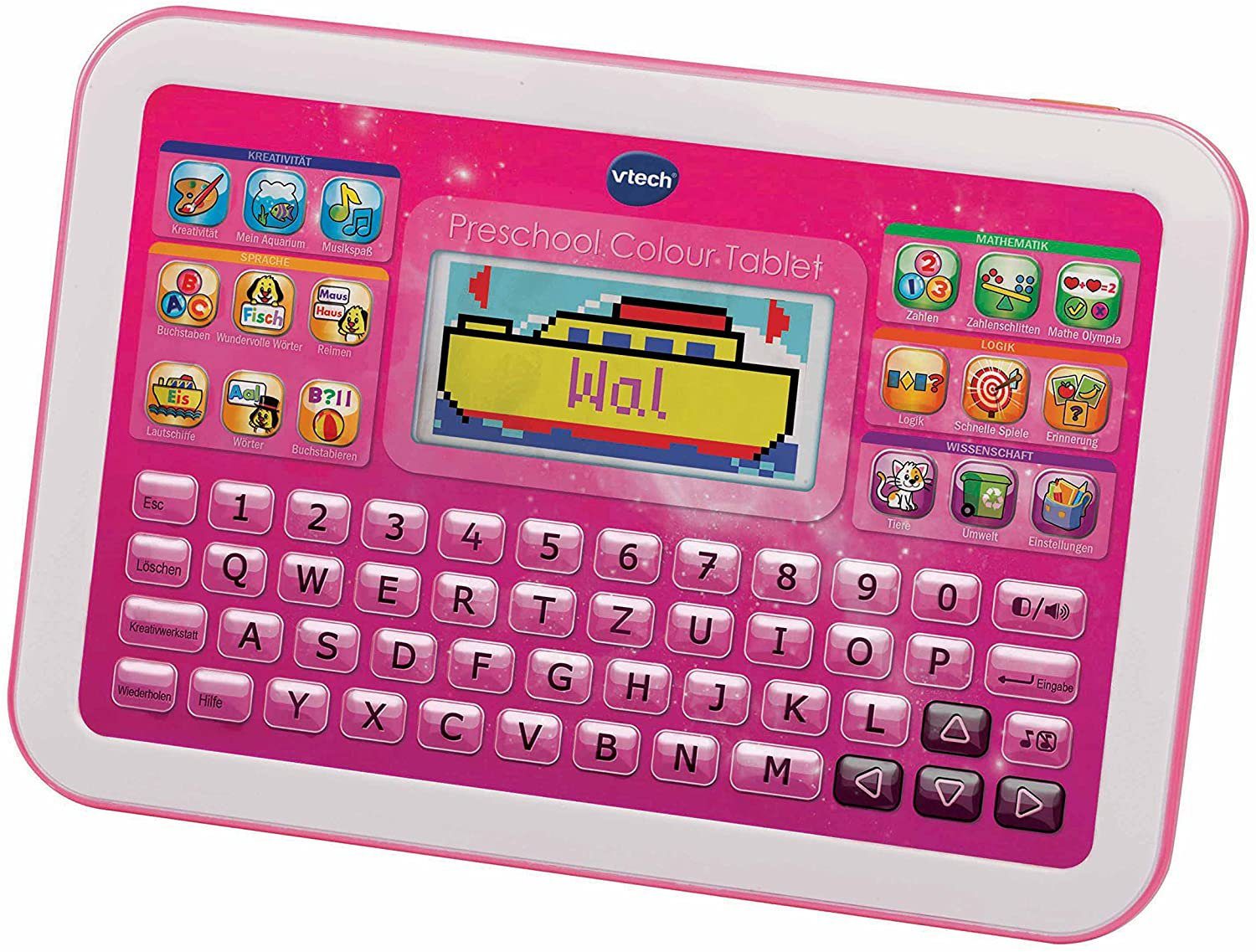 Vtech® Lerntablet Ready Set Tablet Colour Preschool School, pink