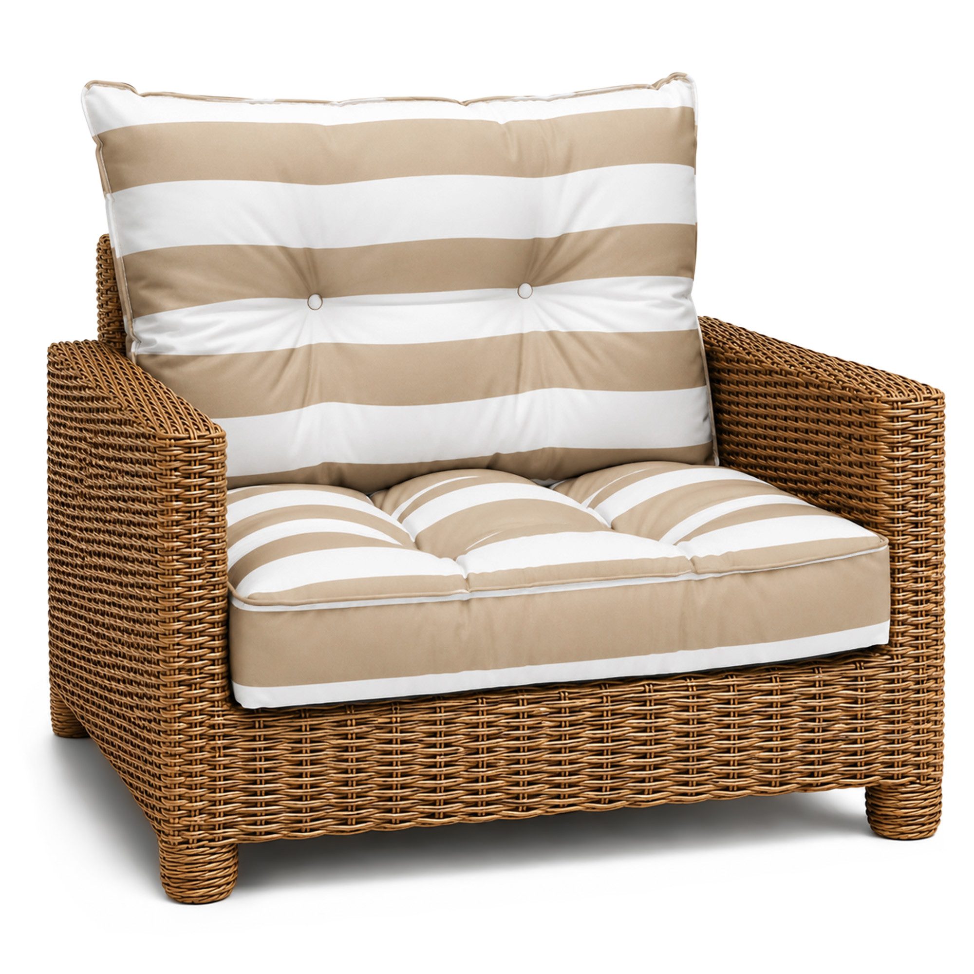 Sitzkissen Polster für Gartenmöbel - Lounge Kissen Outdoor
