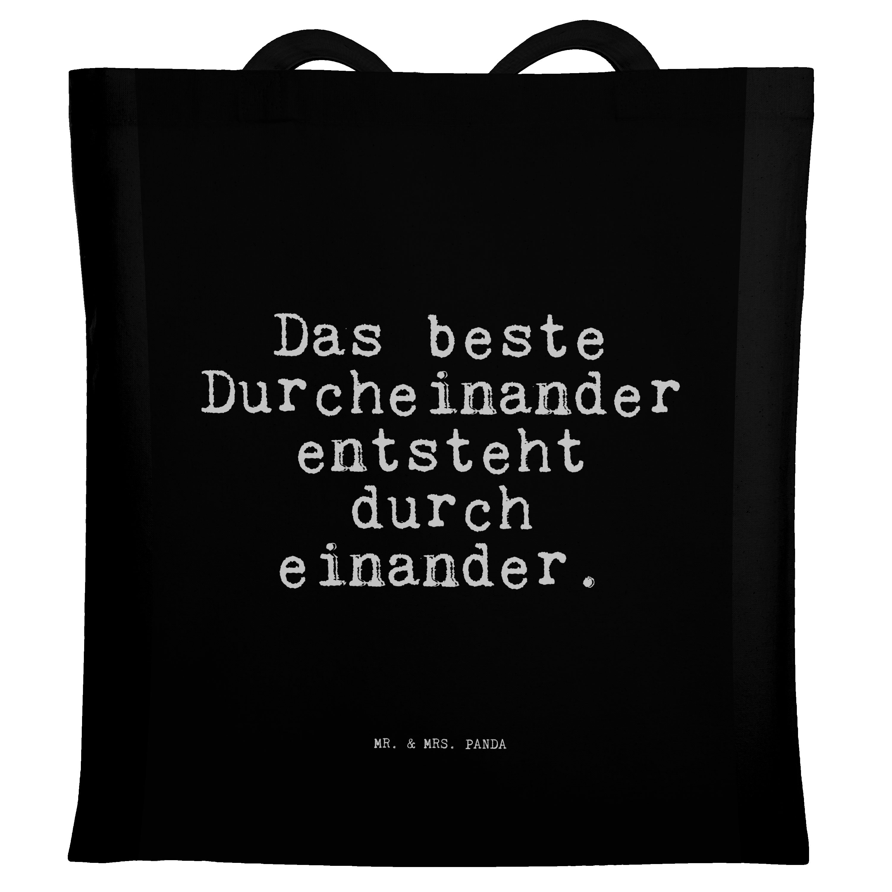 Mr. & Mrs. Panda Tragetasche »Das beste Durcheinander entsteht