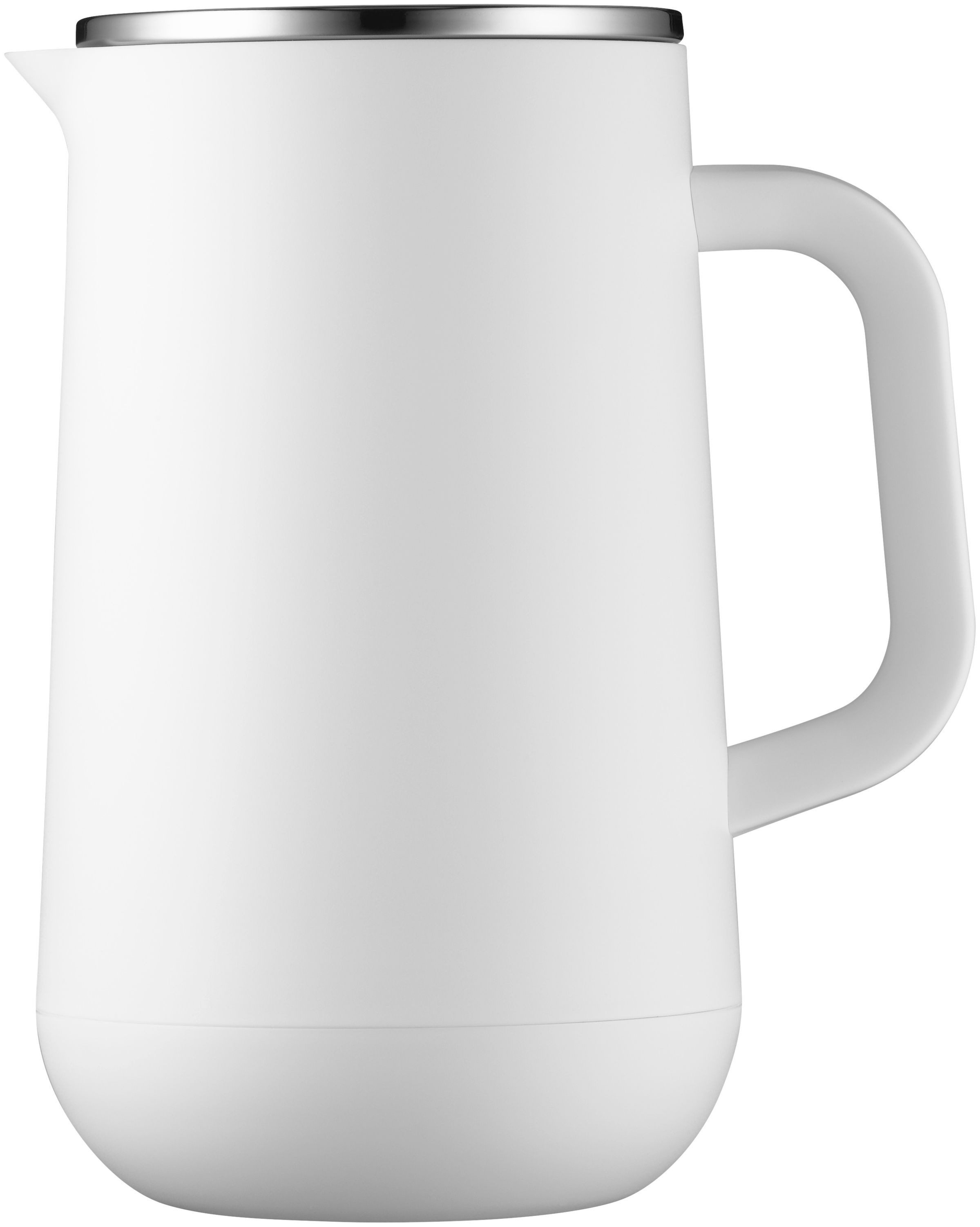 WMF Isolierkanne Impulse Isolierkanne Tee, 1,0 l, Weiß, 1 l, 1-St., 1x Isolierkanne Tee oder Kaffee mit Glaseinsatz 1l, Drehverschluss), hält Getränke 24h kalt & warm