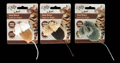 all for paws Plüschmäuse »AFP Lambswool-Snow Mouse Catnip Katzenspielzeug Maus 1 Stück«, natürliche Substanzen
