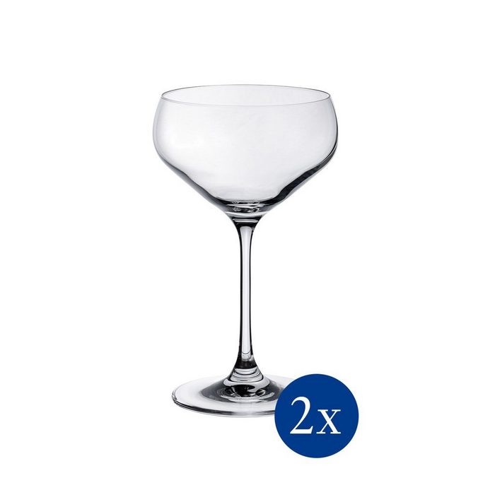 Villeroy & Boch Sektglas Purismo Bar Sektschale 2er-Set Glas