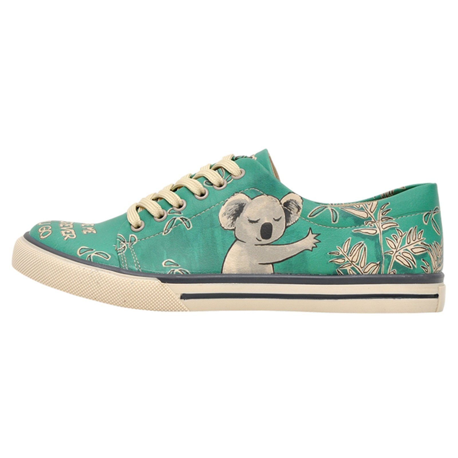 DOGO Classic Schnürsneaker Koala Hug Damen Sneaker Sneaker Handgefertigt günstig online kaufen