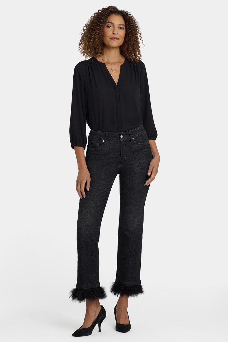 NYDJ Straight-Jeans Marilyn Straight Ankle Jeans