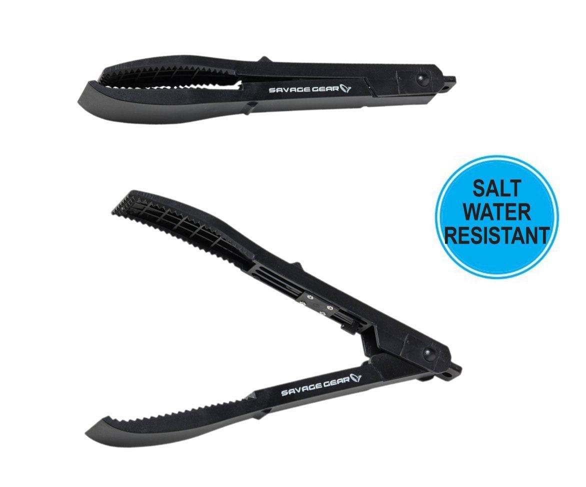 Savage Gear Anglerzange Safety Fish Grip 3 x 21,5 cm Lipgrip Werkzeug Fischgreifer Zubehör, Schutz vor giftigen Arten, oder Fische nicht mit Händen möchte