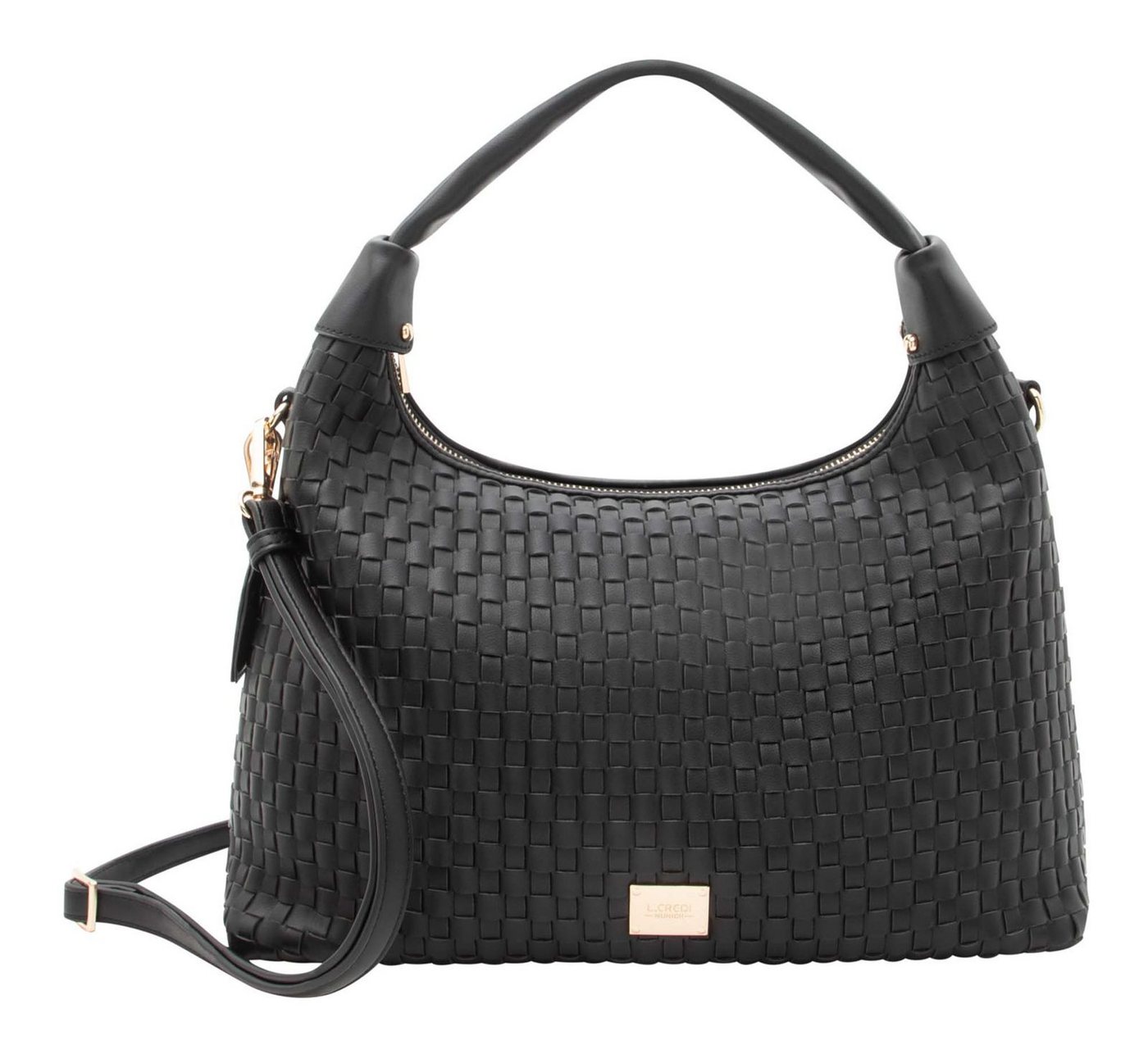 L. CREDI Schultertasche Hobo Bag