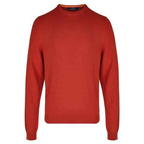 HECHTER PARIS Rundhalspullover KNIT CREWNECK ECO aus recycelter Merino-Polyamid Mischung