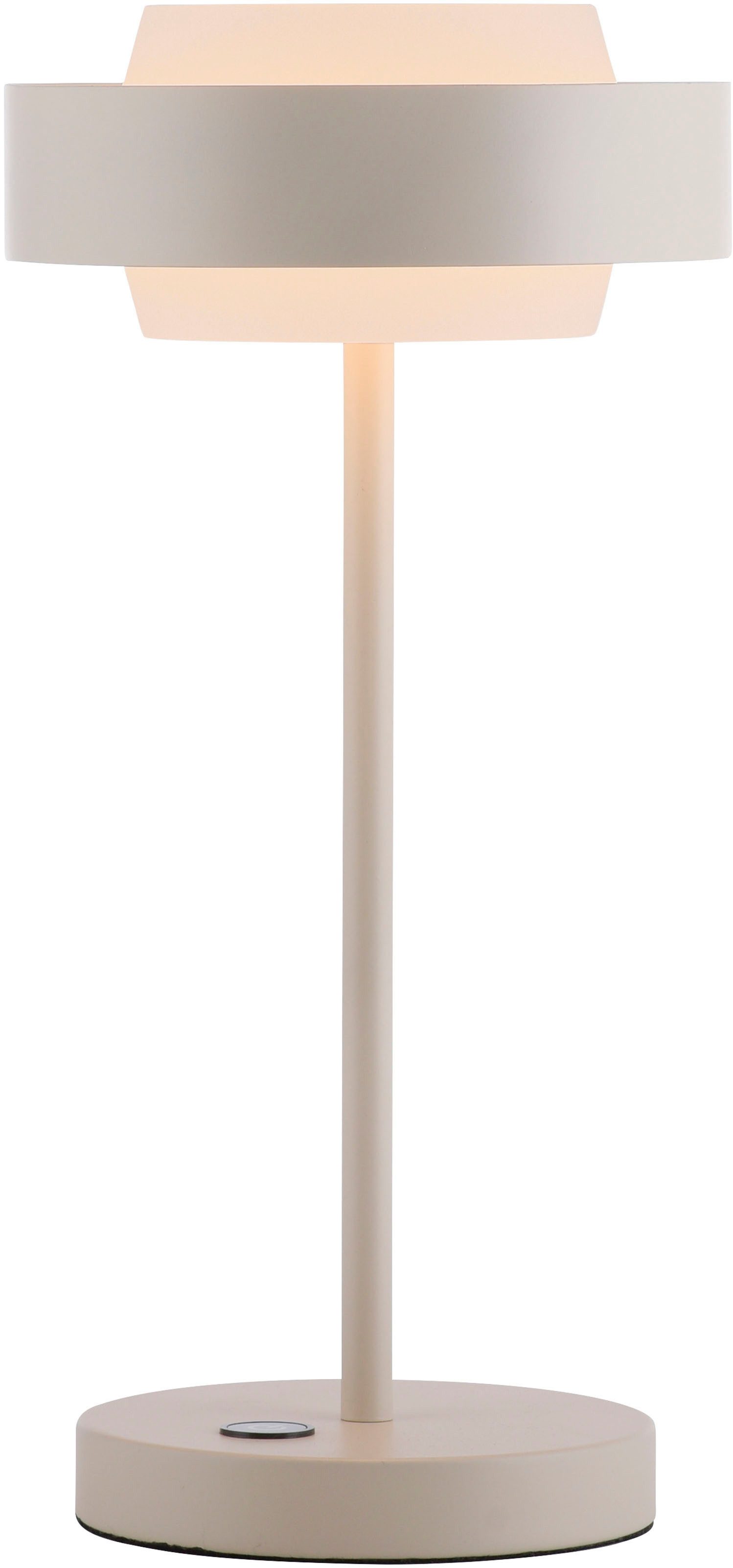 SCHÖNER WOHNEN-Kollektion LED Tischleuchte ELMO, Memoryfunktion, LED fest integriert, Warmweiß, SCHÖNER WOHNEN Kollektion, Touchdimmer, Memoryfunktion