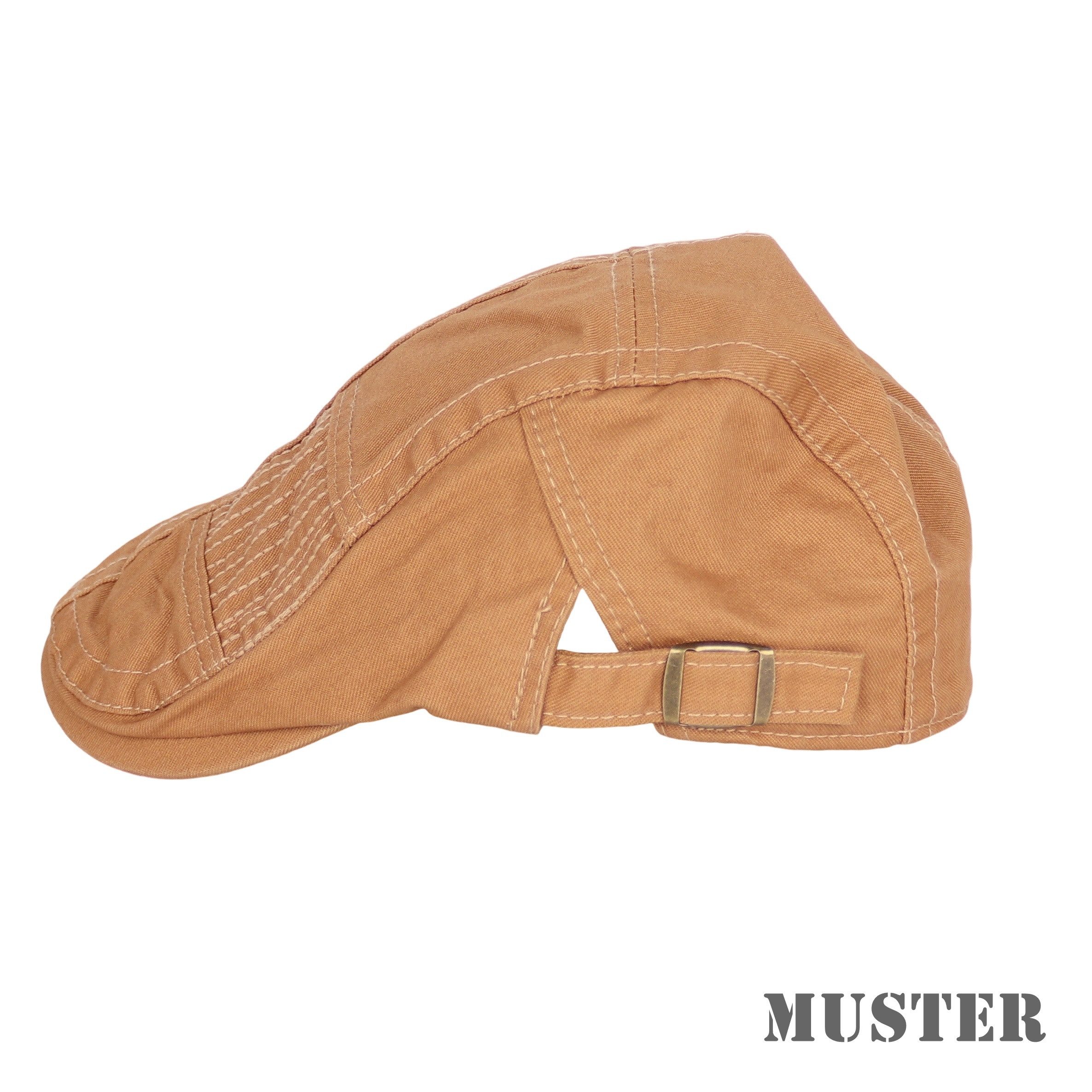 MIRROSI Schiebermütze mit Shirm, in washed Look, aus 100% Baumwolle (Outdoor Cap, Feldmütze, Kappe) Atmungsaktiv, Einheitsgröße, Unisex, Damen Herren