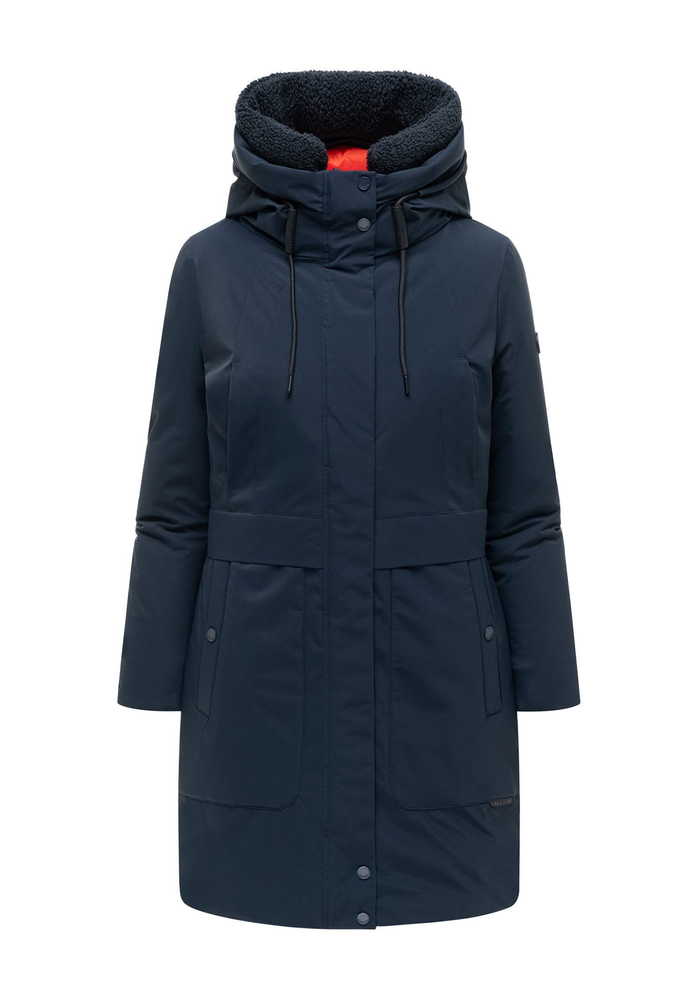 Marikoo Parka Pakaami Winterparka mit Kapuze, Teddyfutter, aufgesetzten Taschen – Bild 5 von 5
