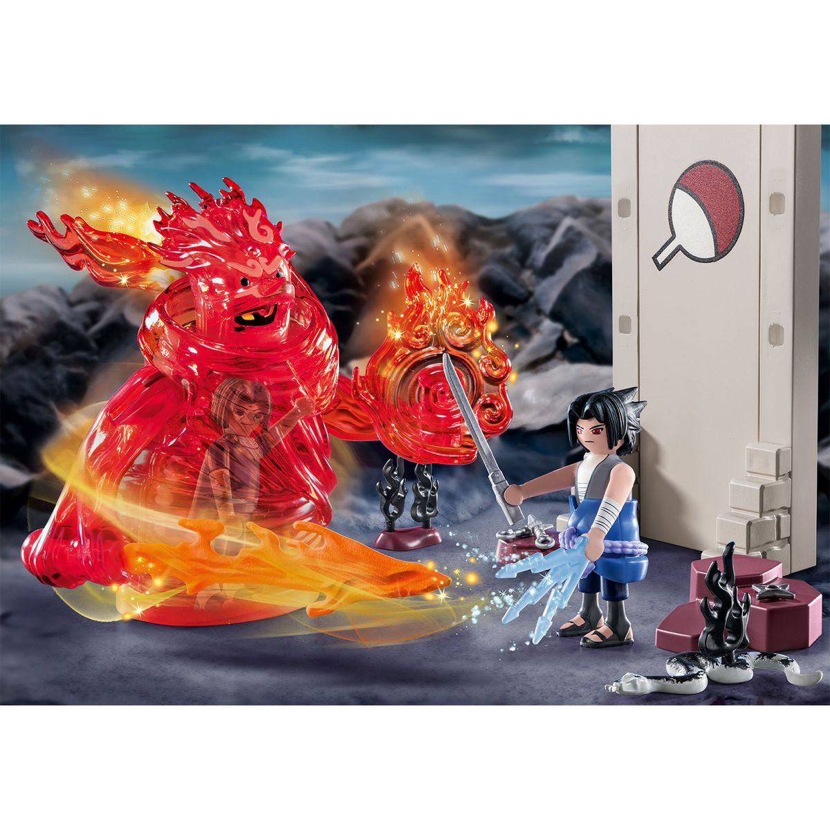 Playmobil® Spielfigur PLAYMOBIL® 70666 - Naruto Shippuden - Sasuke vs. Itachi