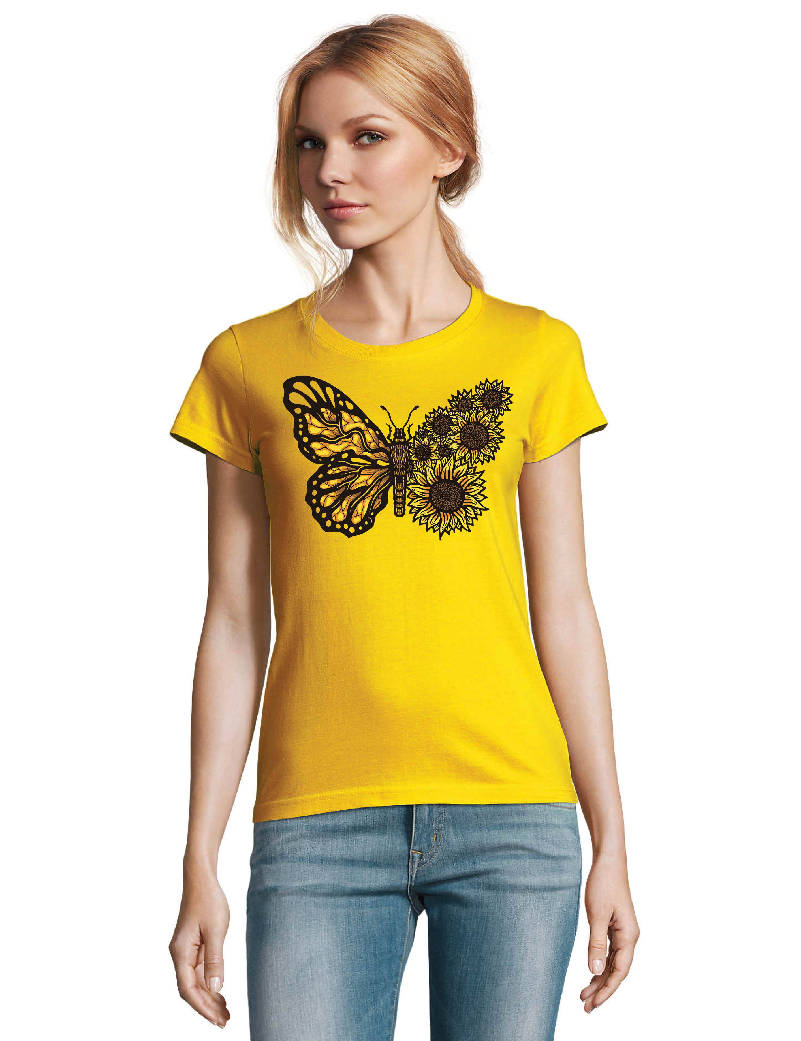 Youth Designz Print-Shirt "Sunflower Schmetterling" Damen günstig online kaufen