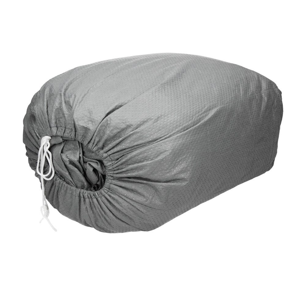 ECD Germany Car Cover, Full Garage, 4-Layer Waterproof, Car Garage Cover, Car Cover, Full Garage, 482x178x119cm Grey L, Protective Cover, UV Protection