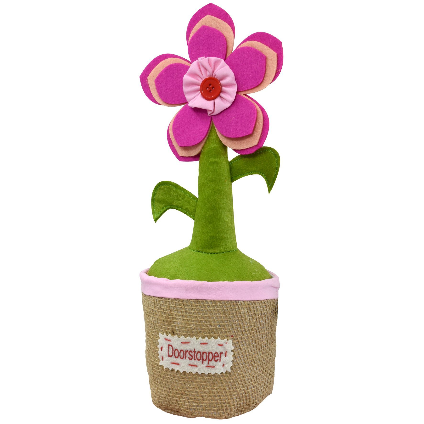 Bodentürstopper Bodentürstopper / Kratzbaum / Katzenspielzeug TOPFPFLANZE - verschiedene Desgins, Stopper aus natürlichen Textilien/Sand 1500 g, zum Hinstellen