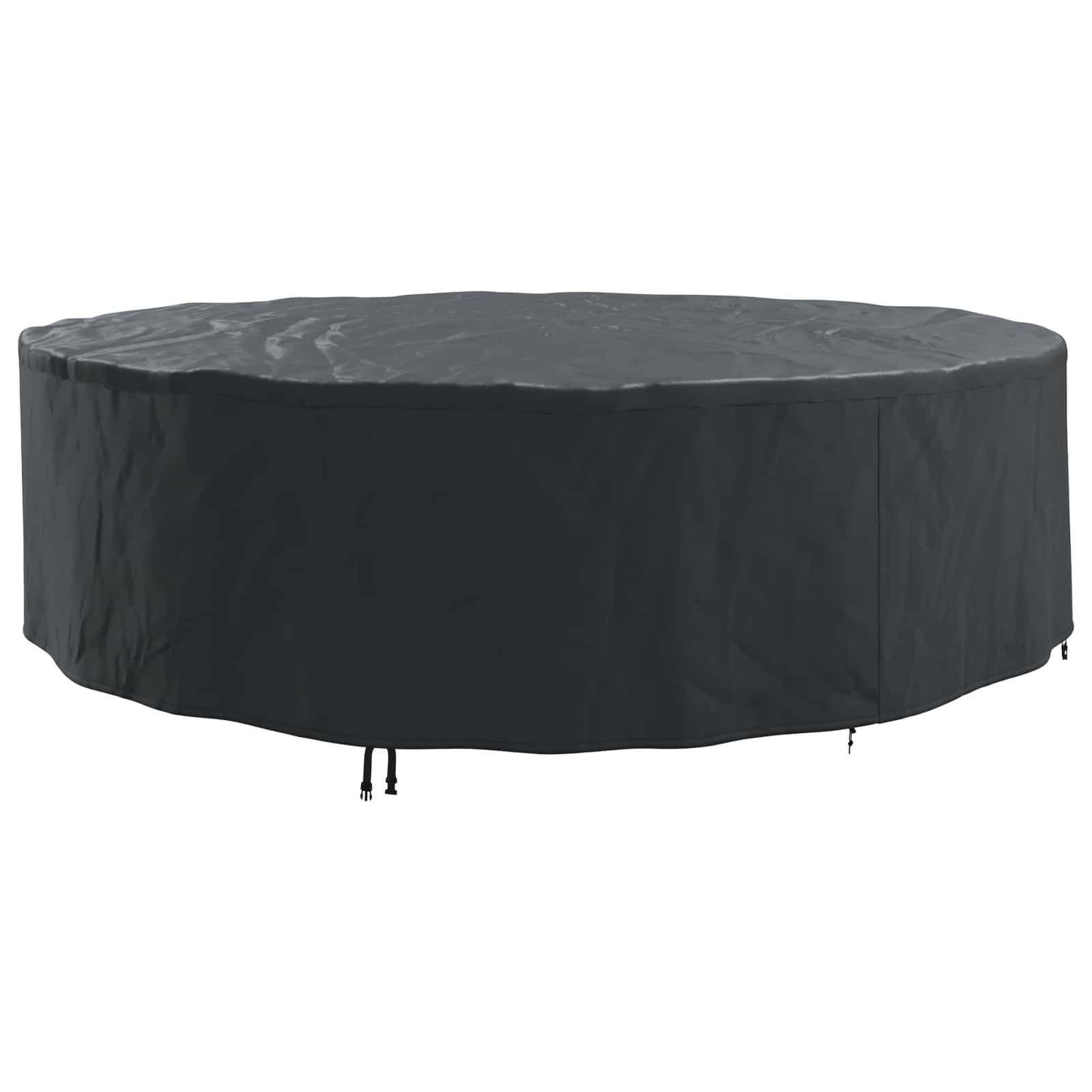 vidaXL Gartenmöbel-Schutzhülle Möbelbezug Schwarz 320 x 320 x 85 cm 420D Oxford Stoff (1-St)