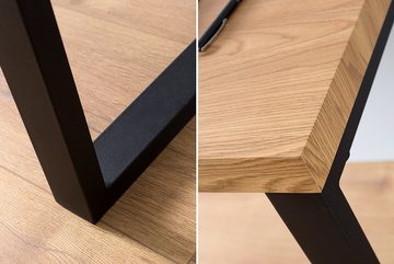 riess-ambiente Schreibtisch OAK DESK 120cm natur / schwarz, Arbeitszimmer · Holzwerkstoff · Metall · Industrial · Home Office
