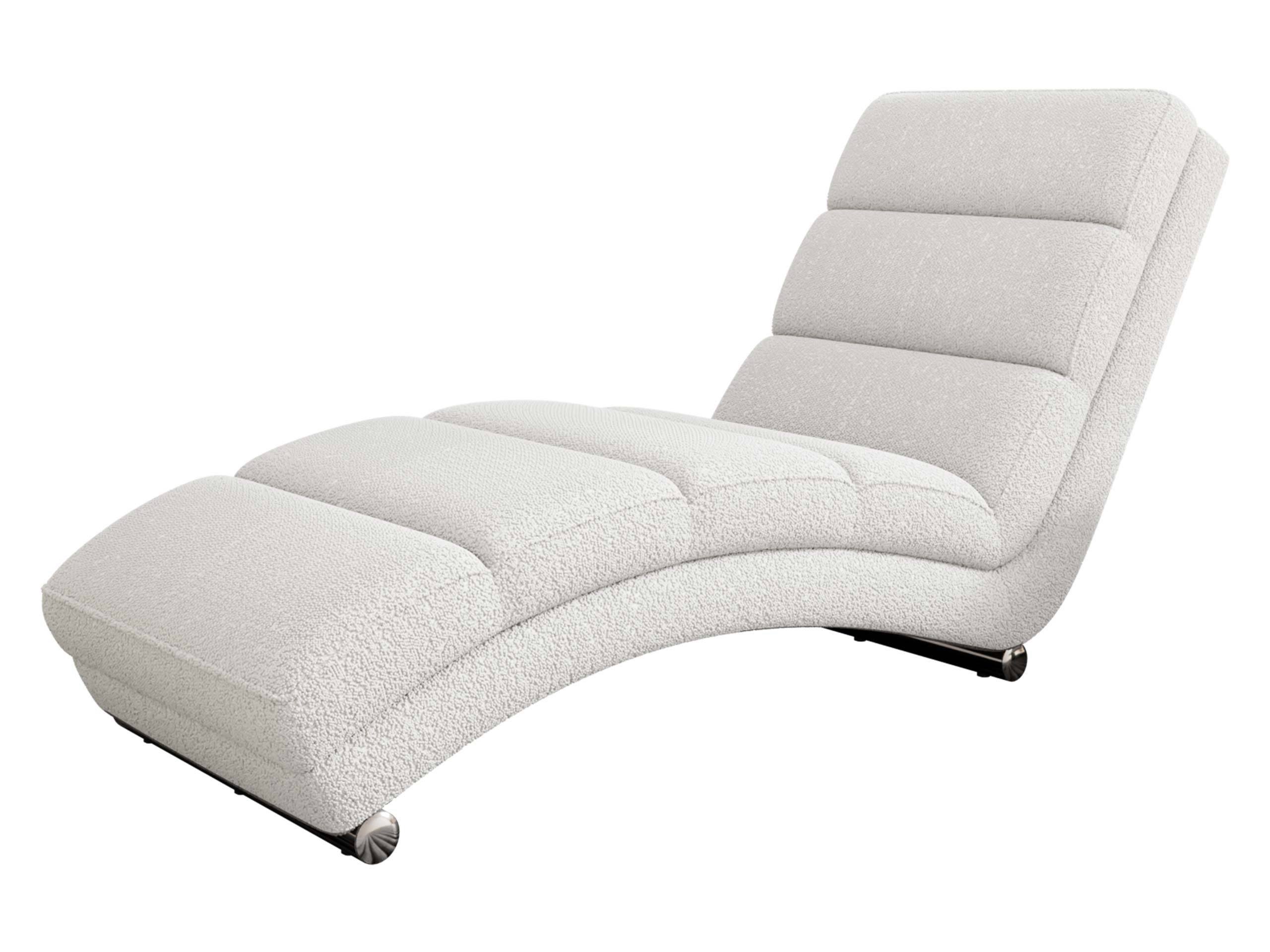 MIRJAN24 Sessel Holiday Premium, mit verchromte Füße, 180x62x84 cm