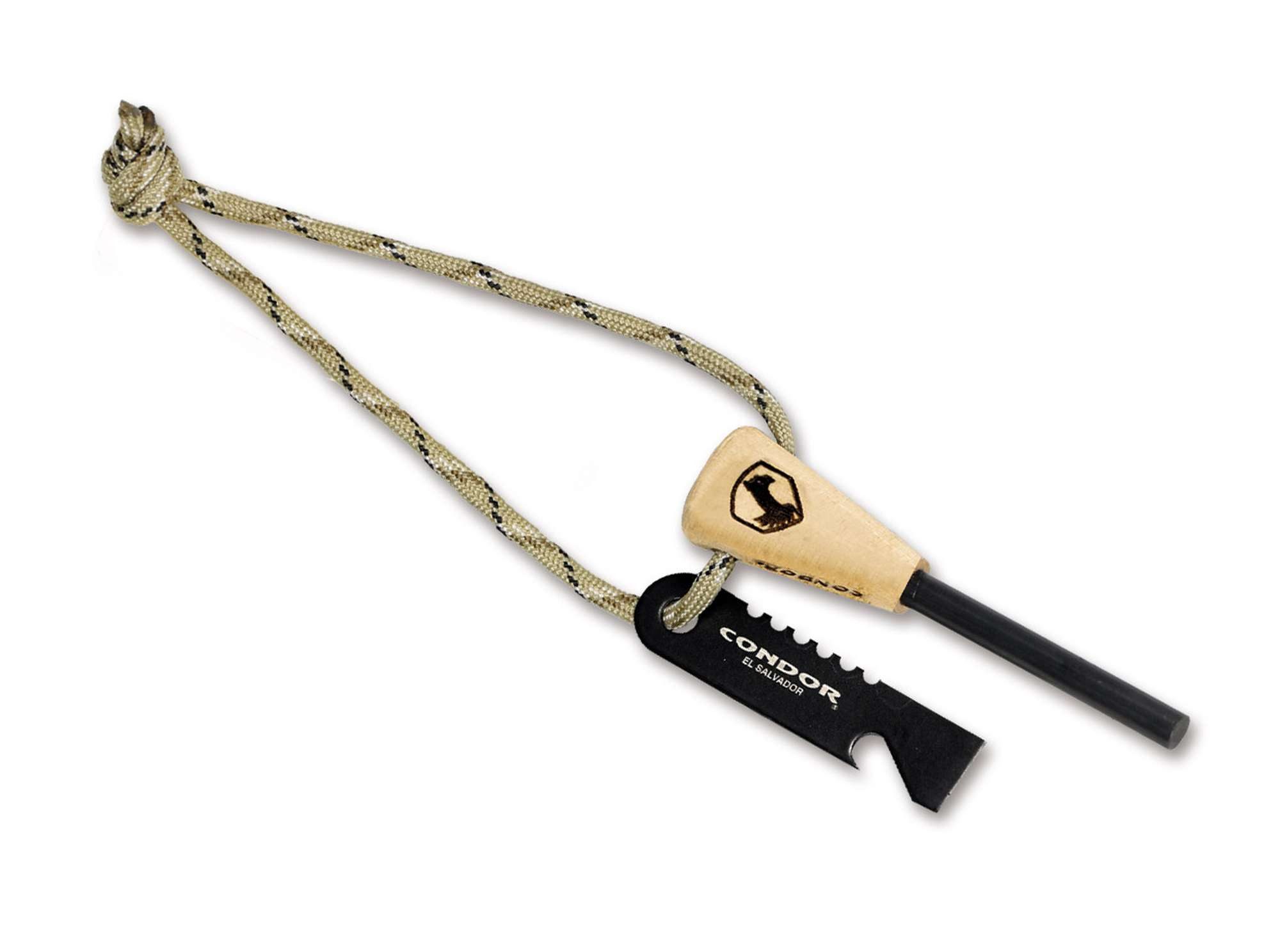 Condor Universalmesser Condor Fire Starter Hickory Feuerstahl 70206