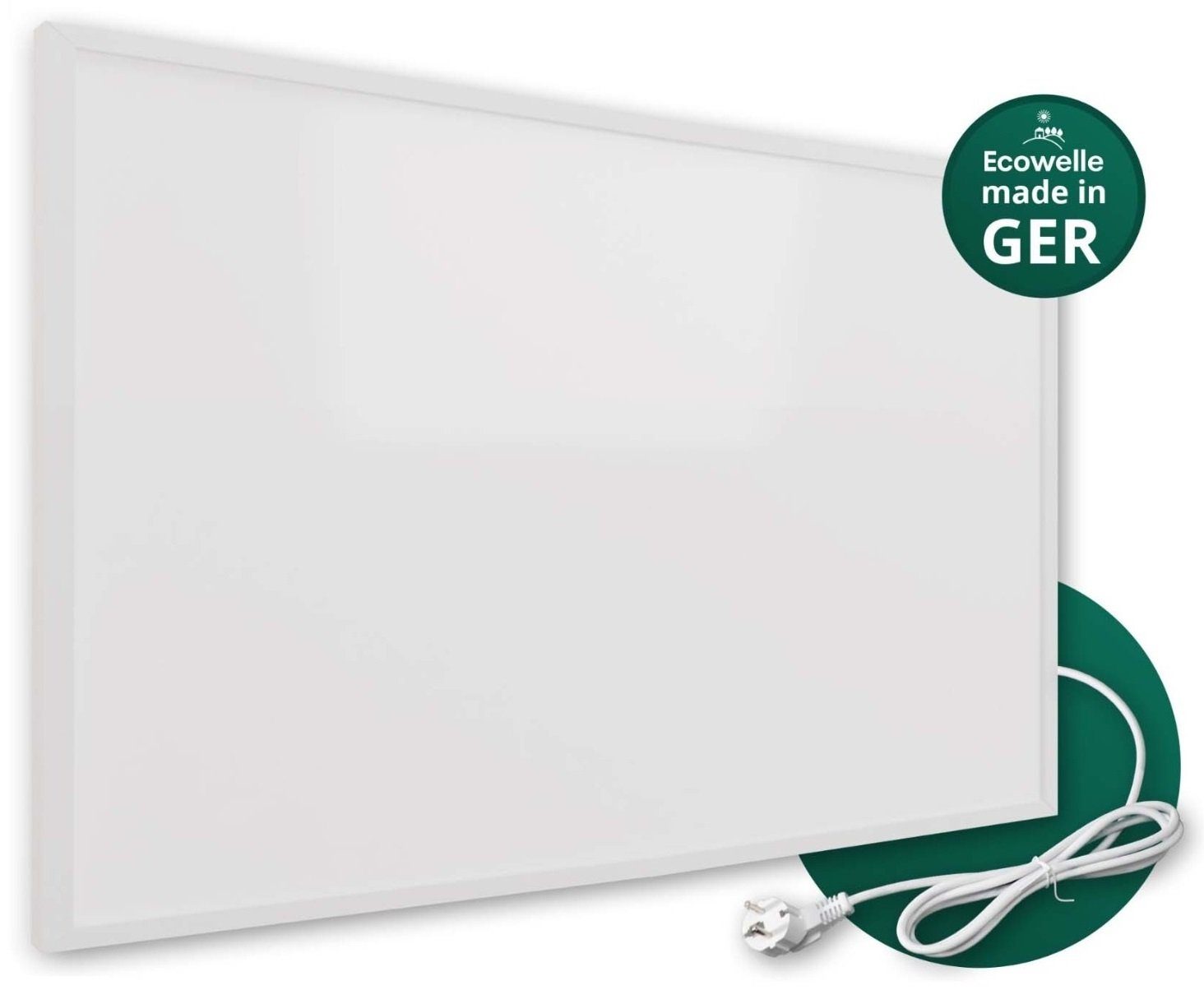 Ecowelle Infrarotheizung 300-1400 W + 10 Jahre Garantie + Made in Germany