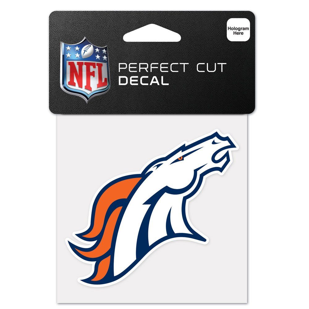 Broncos Aufkleber WinCraft NFL 10x10cm Wanddekoobjekt Denver