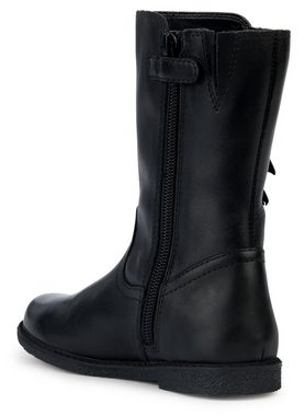 Geox J SHAWNTEL GIRL Winterstiefel Festtagsschuh, Mädchen Stiefel mit modischen Fransen