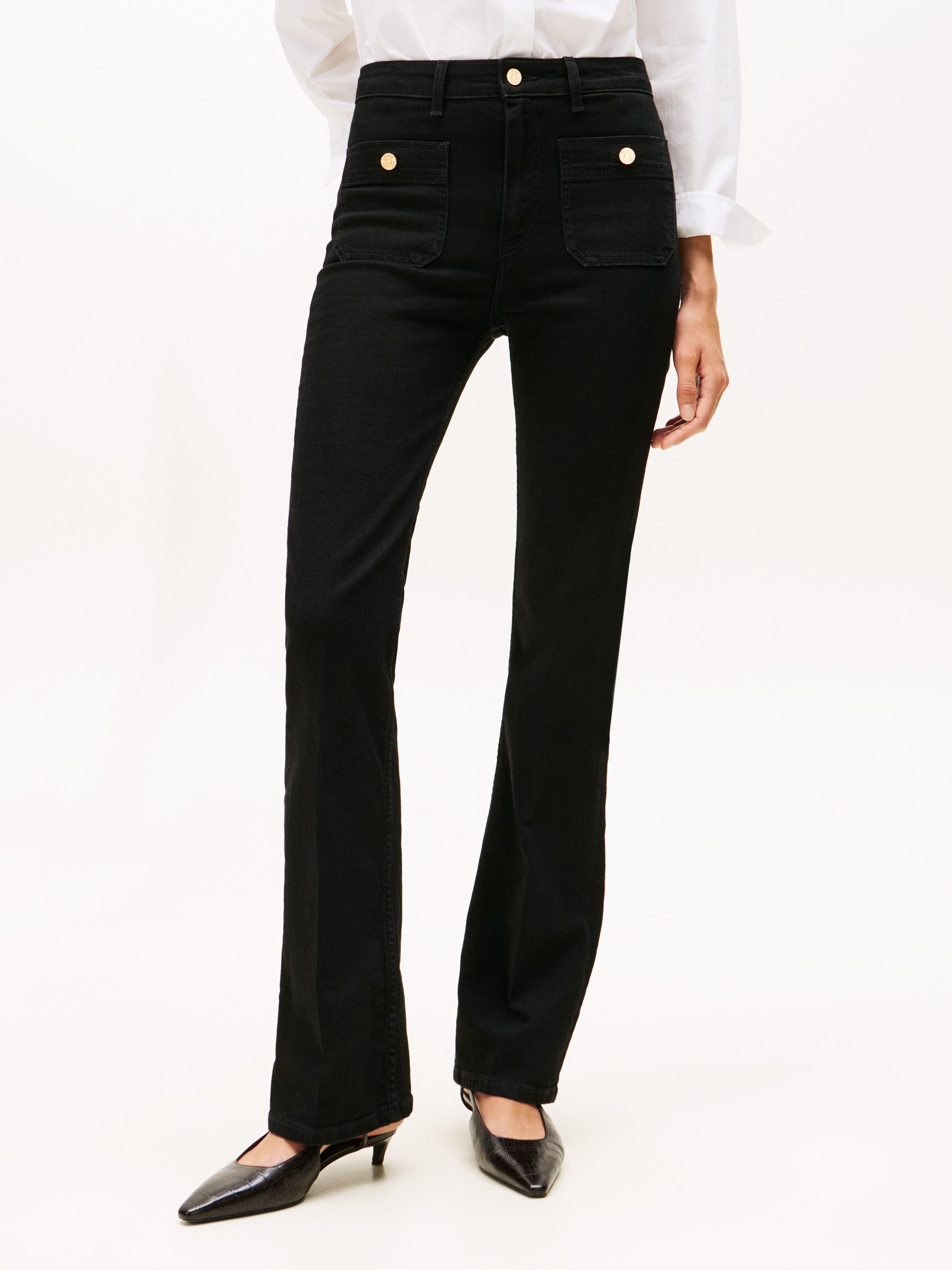 Tommy Hilfiger Bootcut-Jeans DNM BLACK BOOTCUT günstig online kaufen