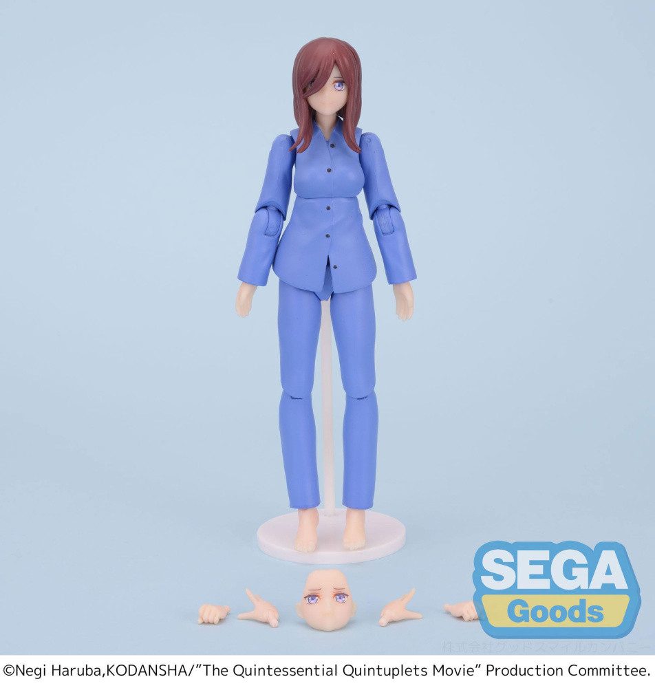 Sega Actionfigur The Quintessential Quintuplets Actionfiguren Miku Nakano 15 cm