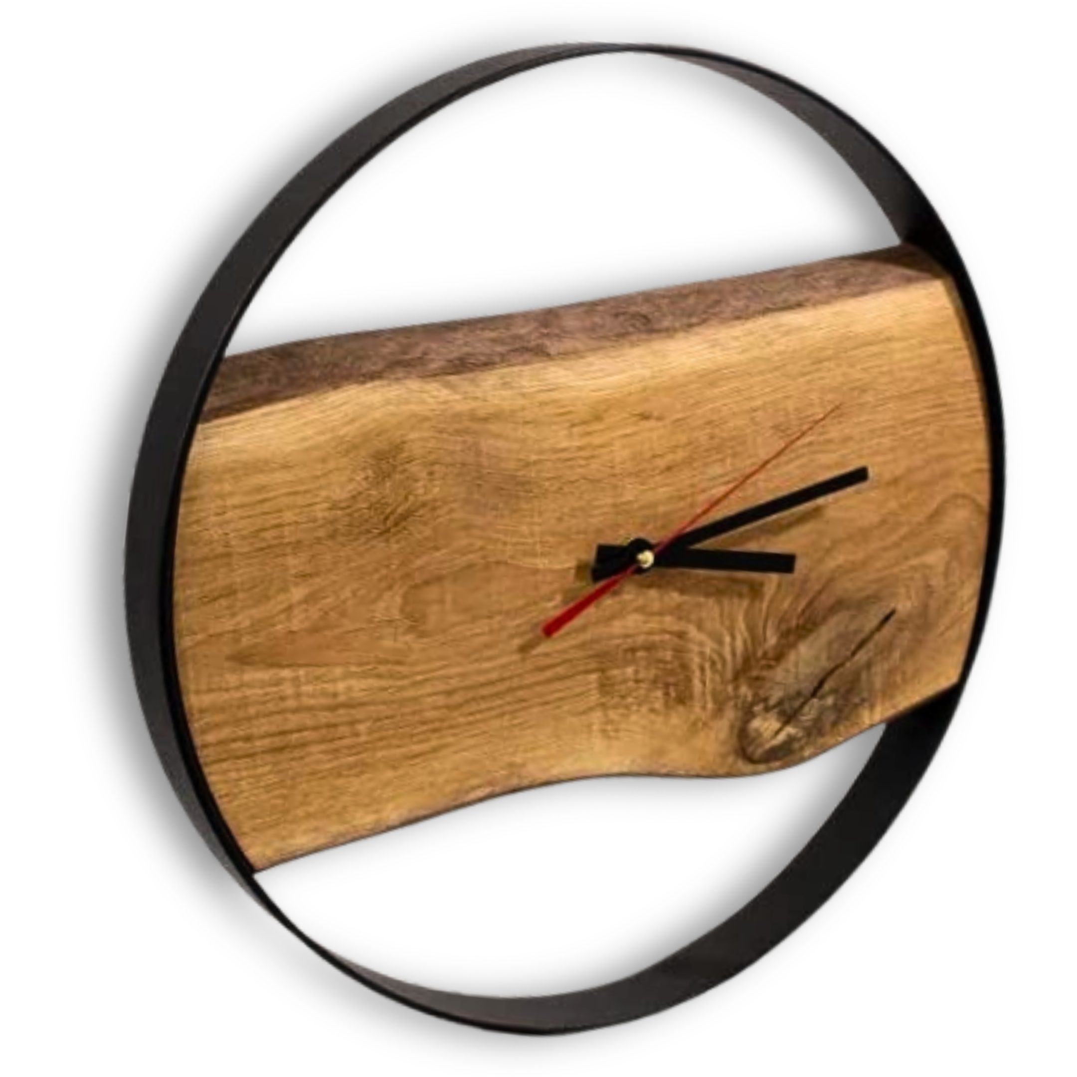 holz4home® Wanduhr Uhr aus Eichenholz mit günstig online kaufen