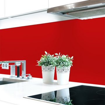 DRUCK-EXPERT Küchenrückwand Küchenrückwand Rottöne Unifarben Hart-PVC 0,4 mm selbstklebend