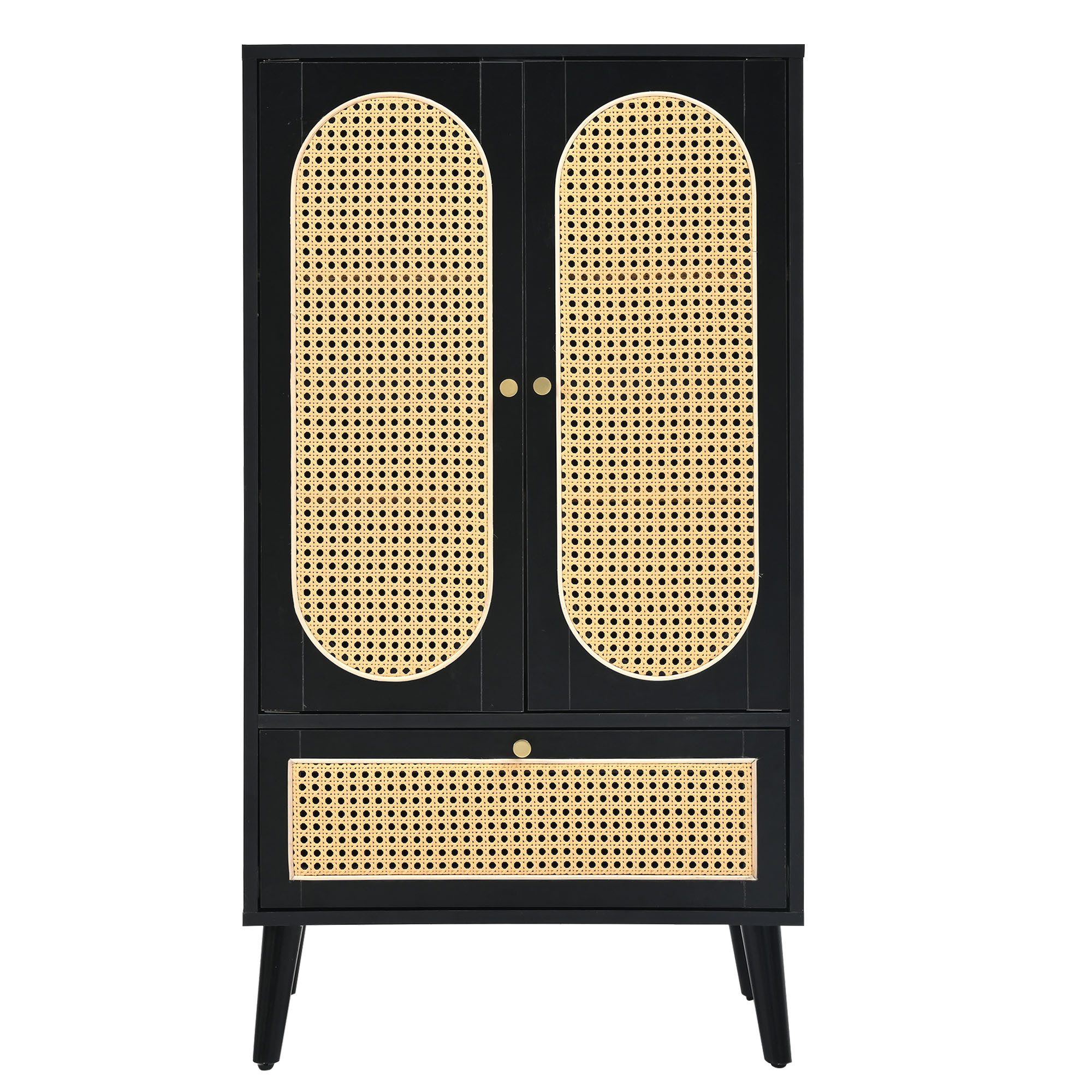 HAUSS SPOLE Sideboard 60*40*110cm mit Rattan-Design, günstig online kaufen