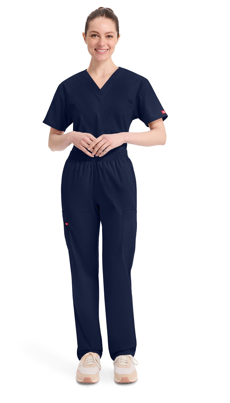 Dickies Schlupfhose, Unisex OP Hose mit Gummibund, Pflegehose, EDS Every Day Scrubs mit Cargotaschen