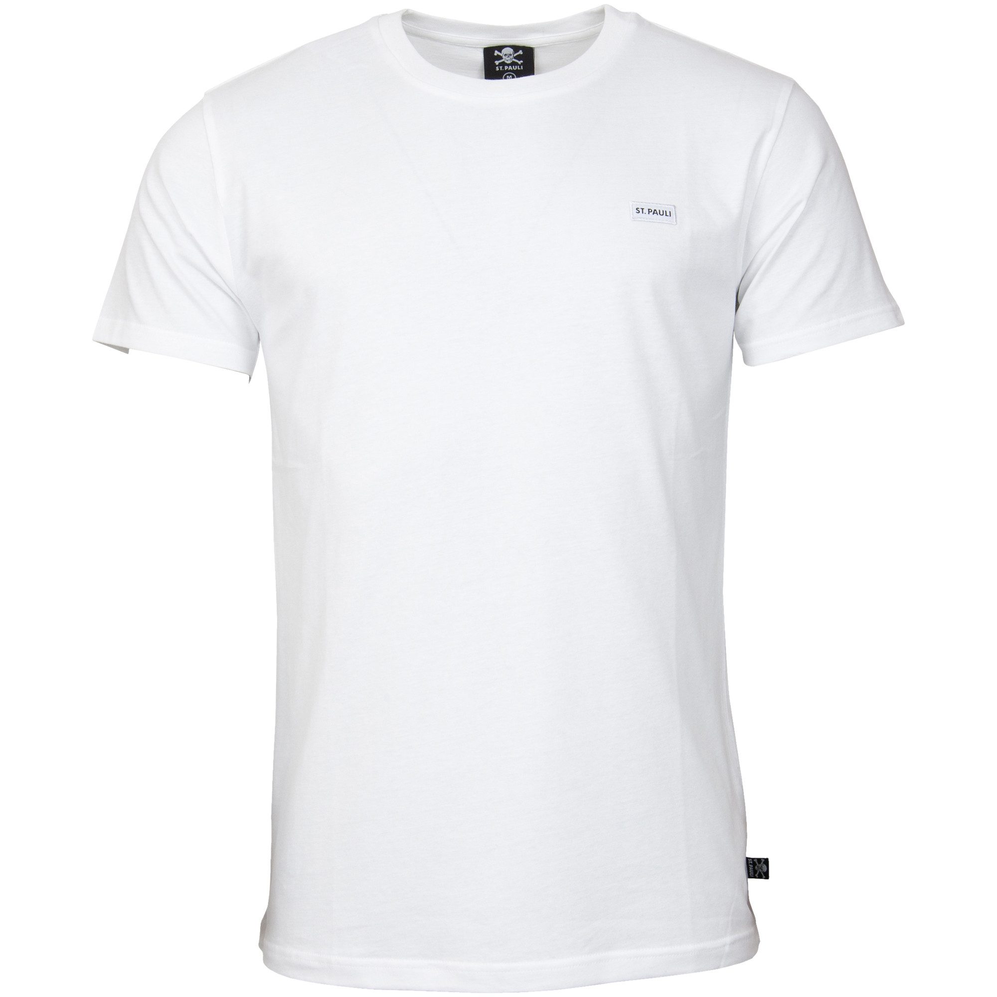 FC St. Pauli T-Shirt FC St. Pauli - T-Shirt Basic Logo - weiß