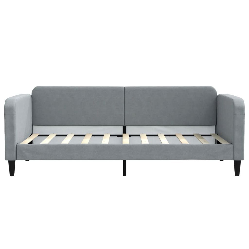 vidaXL Bett Tagesbett Hellgrau 90x190 cm günstig online kaufen