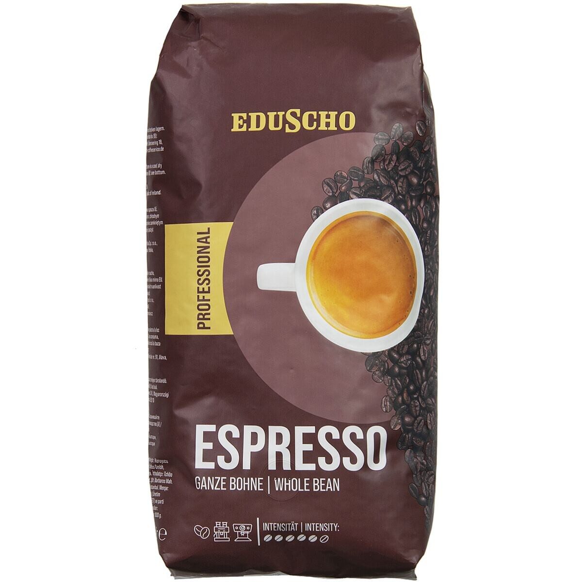 EDUSCHO Kaffee Espresso ganze Bohne, 1000 g, Espressobohnen