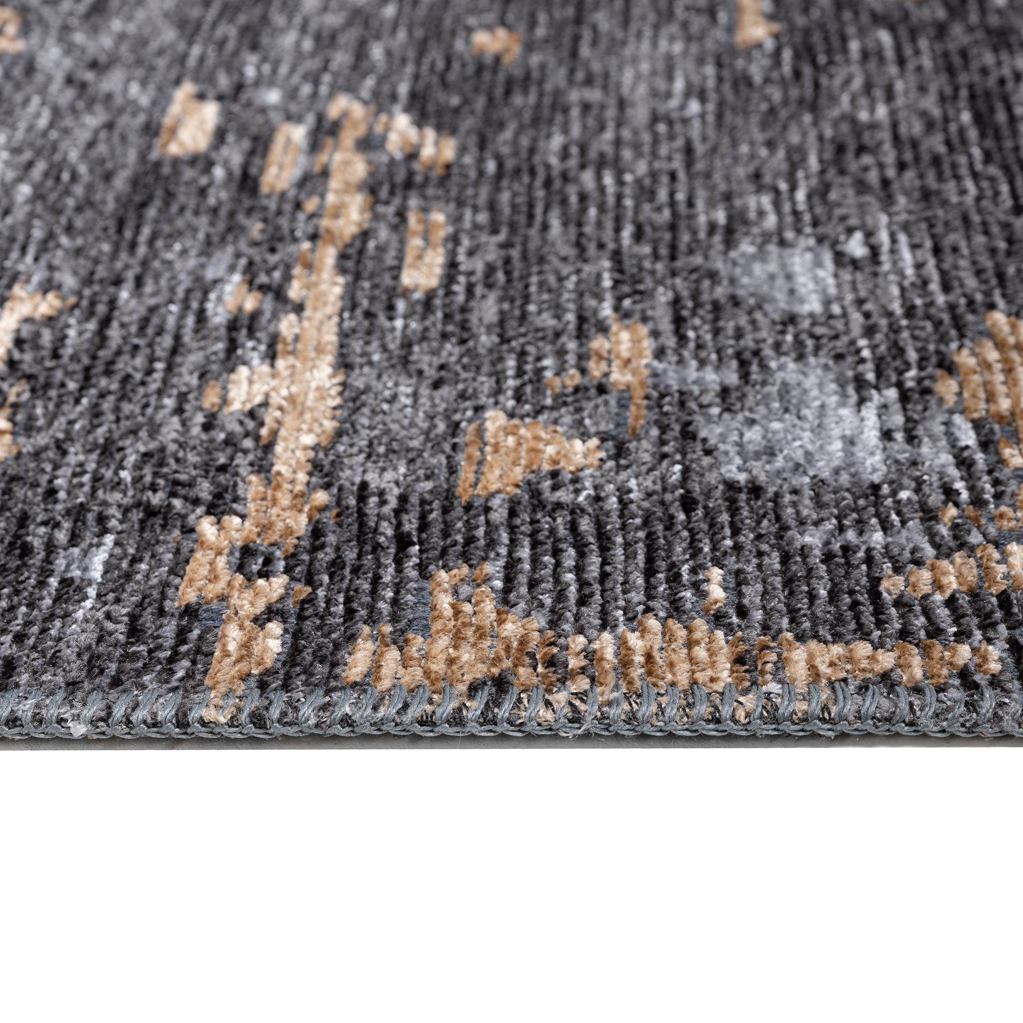 Teppich SOHO, Teppich, Modern Rechteckig, Jimri, Abstrakt-Grau Kurzflor mm, 8 Höhe: Eleganter Flachgewebe Wohnzimmer