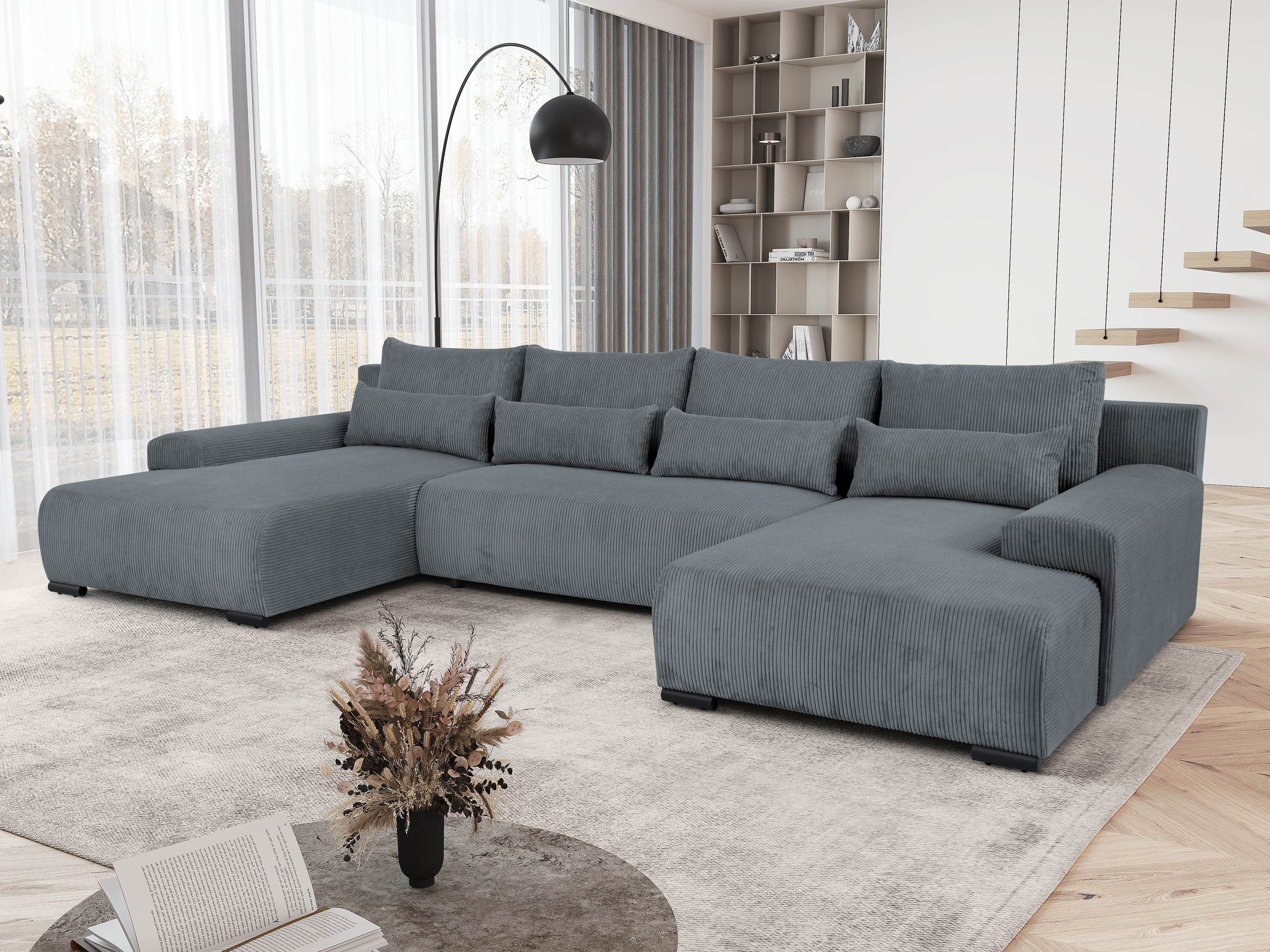 Beautysofa Ecksofa BENNY U, mit Schlaffunktion, mit Bettkasten, viele Farbv günstig online kaufen