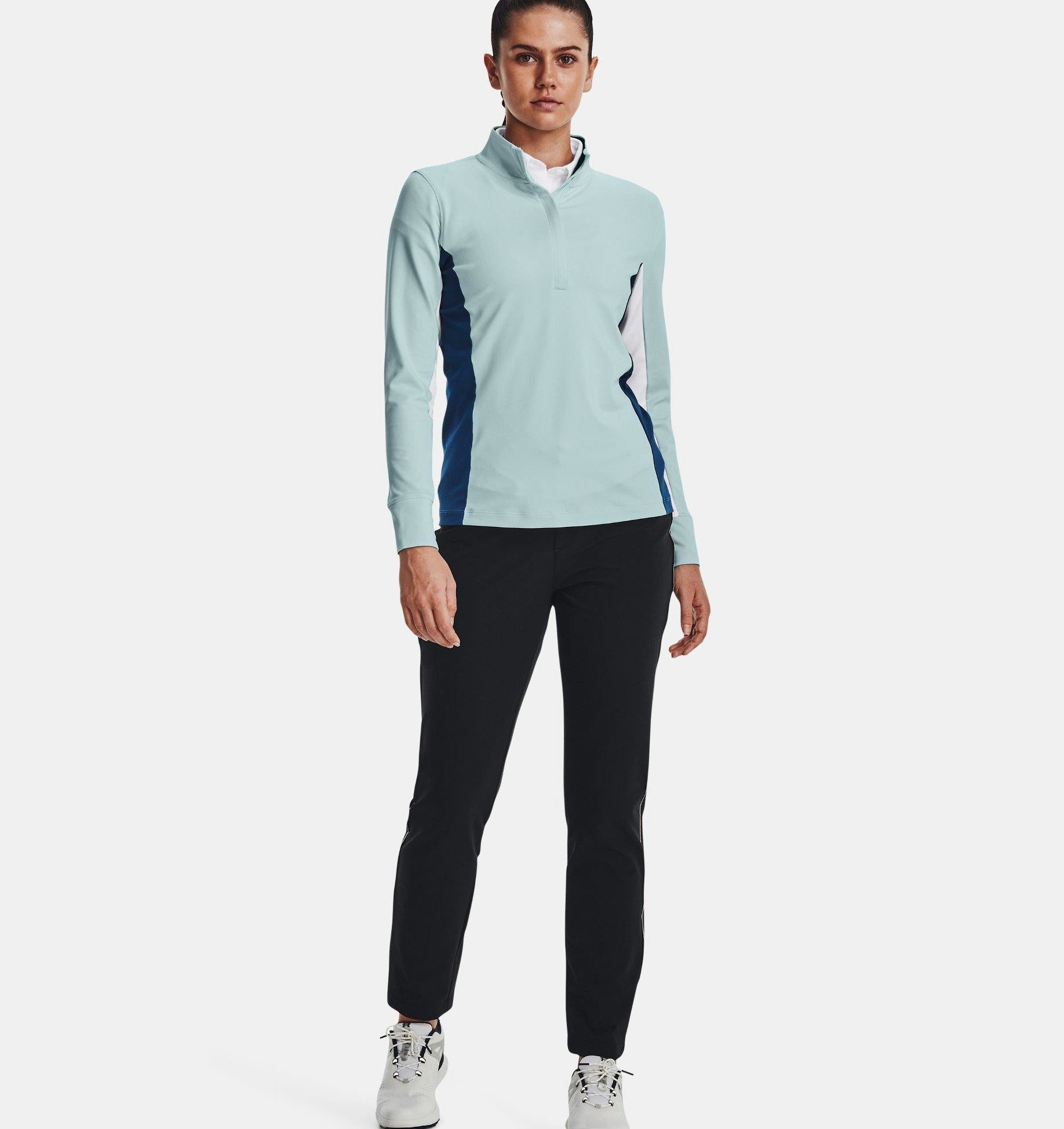 Under Armour® Longsweatshirt Under Armour Golf Layer Storm 1/2 Zip Mint Damen