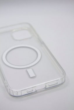 ZUKUNFTSENKEL Handyhülle iPhone 13 Clear Case Schutzhülle 6,1 Zoll, MagSafe Kabelloses Laden Magnet Ring