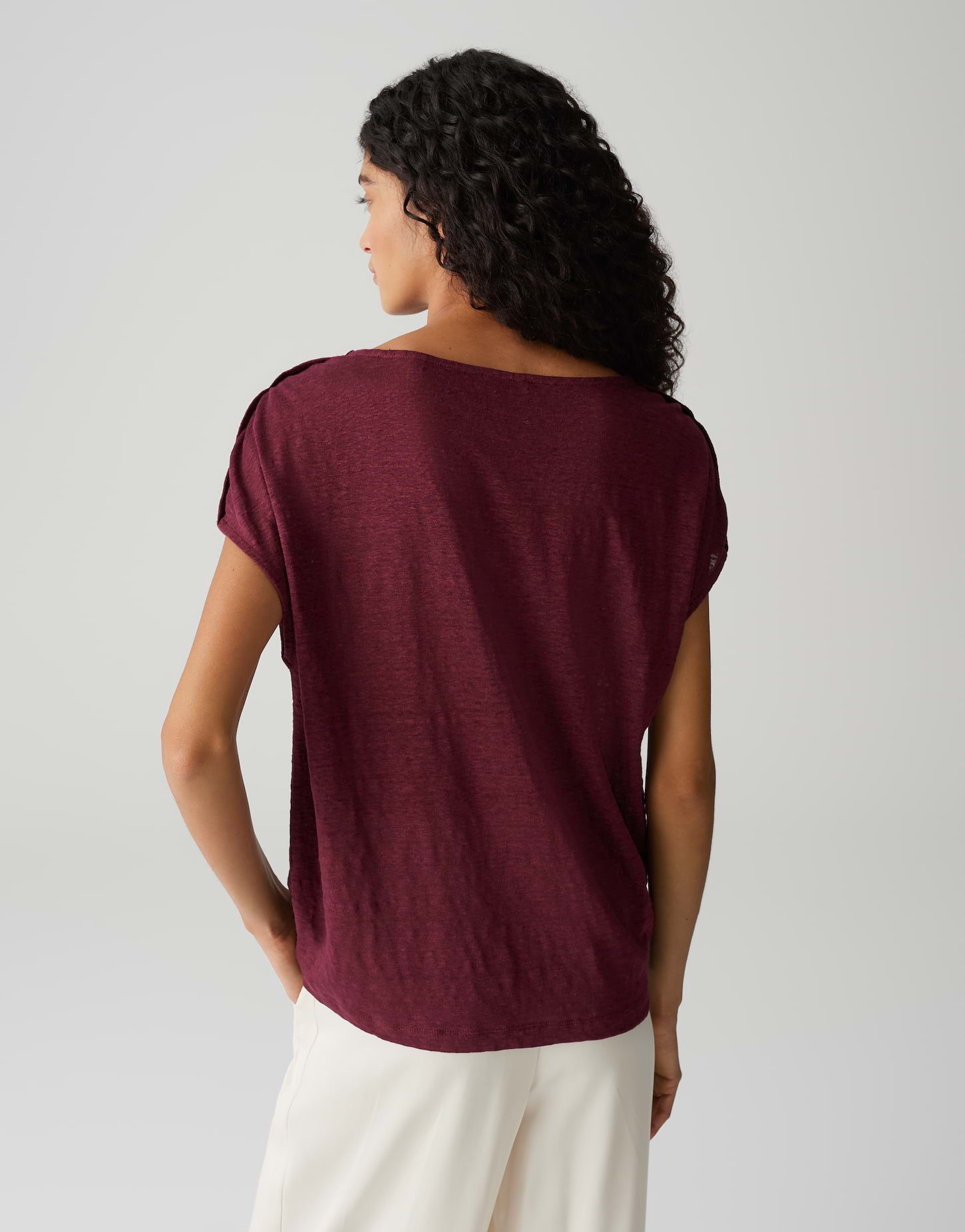 OPUS Kurzarmshirt SOGULI mit Schulterpatten
