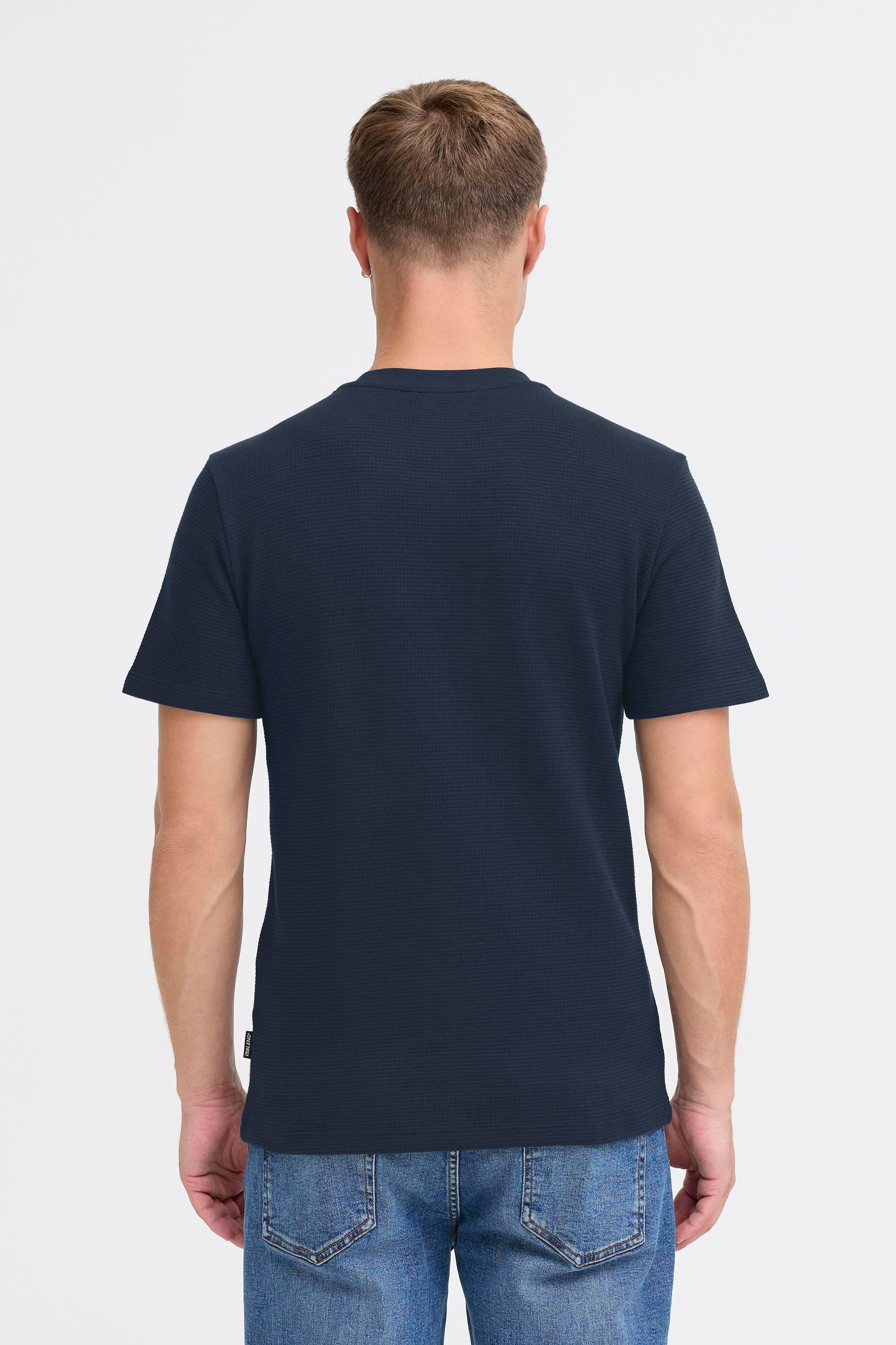 Blend Rundhalsshirt BHFort (1-tlg) Basic T-Shirt mit Rundhalsausschnitt