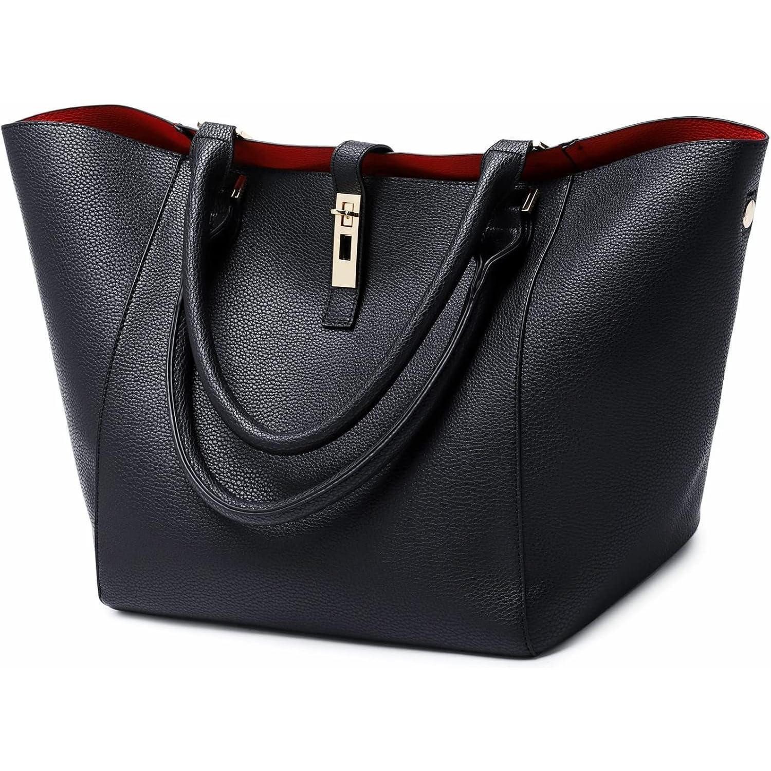 LuxusKollektion Shopper Damen PU Leder Groß Shopper Henkeltaschen Schultertasche Arbeit